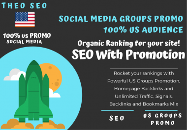 Rank Your Website Up - PBN Backlinks and Social Signals Mix, Traffic, Advert to US Groups