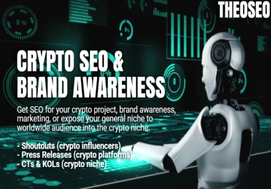 Get SEO for Crypto or General Niches - Shoutouts,  Social Signals PBNs and Social Media Marketing