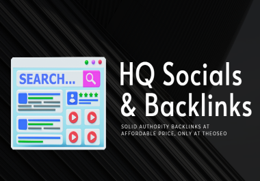 500 Solid Authority Social Signals with Backlinks and PBN Blog Posts for your SEO