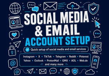 Get 1 new set of login credentials for a platform,  email service or other online service