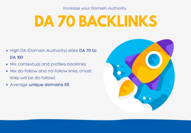 High-Flyer Boost: Elevate Your Website with Domain Authority 70+ Backlinks!