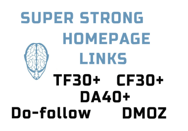 SUPER STRONG HOME PAGE LINKS - SUPER RESULTS - For Serious SEOs