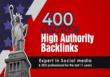 create 400 USA backlinks dofollow web 2 0 with niche related articles
