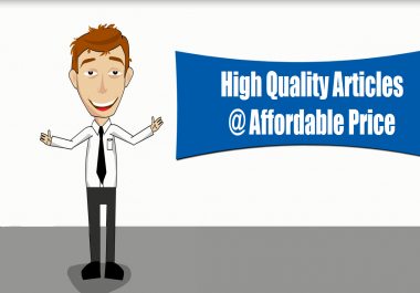 High Quality Articles,  affordable price