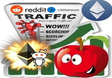 Buy Reddit r/Ethereum Visitors - 30 days referral Traffic