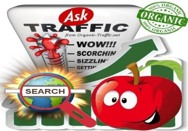 Organic search traffic from Ask. com with your Keyword