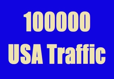 100000 Traffic from USA to your website