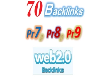 Manage 70 Pr9, Pr8, Pr7 Web2.0 Blog Backlinks for Your Websites 