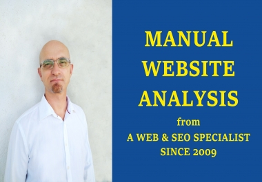 How bad is your website? Manual pro deep analysis