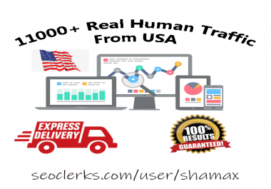 11000 quality USA traffic to your website