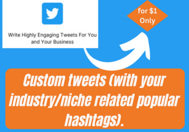 I will write creative and engaging tweets for you,  your brand or business