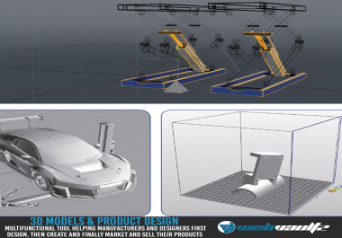 3DsMax Models,  AutoCad,  Drafting & Product Design for Your Project Needs