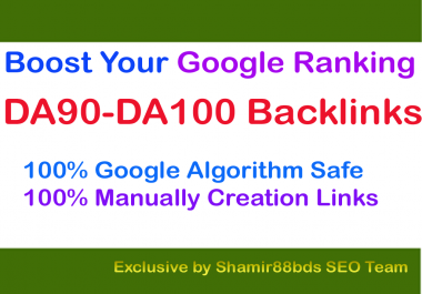 Premium 45 DA90-DA100 Backlinks - Qty 3 - Buy 3 Get 1 Free