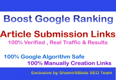Verified 20 Article Submission Links DA50+ Qty 3 - Buy 3 Get 1 Free