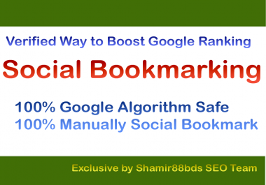 105 Dofollow Social Bookmarking - Qty 3 - Buy 3 Get 1 Free