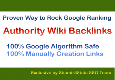 40 Authority Wiki Backlinks DA35-100 - Qty 3 - Buy 3 Get 1 Free