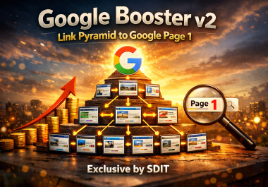 Google Booster v2 - 50,180 Link Pyramid to Google Page 1
