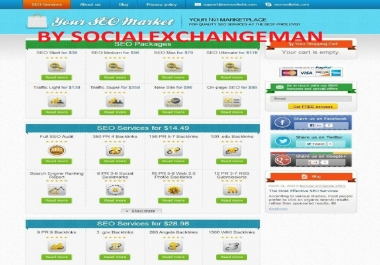 SEO Reseller Turnkey Website WITH 40 Services