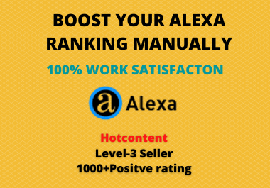 I will Enter website to Top 75 Alexa Ranking Sites Manually