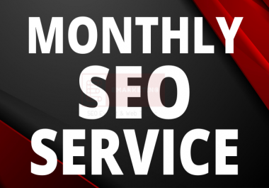 complete monthly SEO service with backlinks for google top ranking