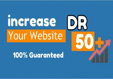 I will create SEO backlinks to increase domain rating DR for ahrefs