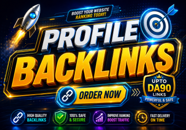 I will do Affordable Profile Backlinks on DA Sites &ndash; Improve Your Ranking