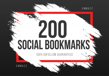 add 200 social bookmarking backlinks rank up your website
