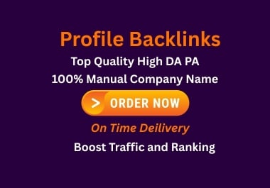 10 Profile Links High Authority Google White Hat Ranking Booster