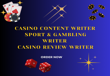 Casino Content Writer Sport & Gambling Writer Casino Review Writer