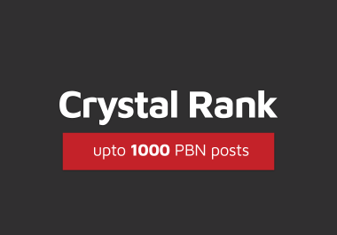 Crystal Rank Network - 250 PBN Post