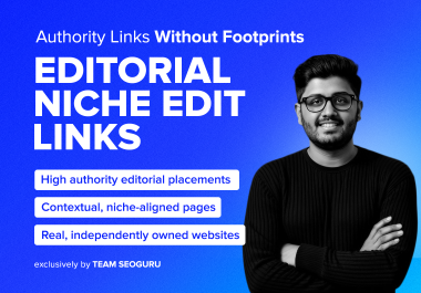 3 Niche Edit Links or Link Insertion on Real Sites,  DA 30-60 Domains