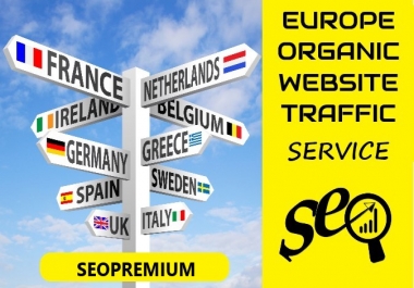 15000 REAL Organic EUROPE Website Traffic Visitors