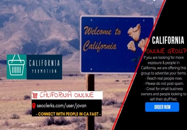 Get Californian traffic campaign and Shoutout promo to 10K people in CA with Social Signals