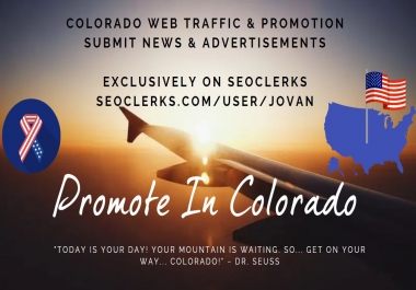 Advertise in Colorado to 6000+ People with Shoutout Promotion - get traffic and social signals