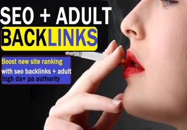 100 Adult site Profile Backlink Rank High