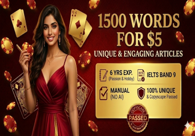 High quality article writing service 500 words