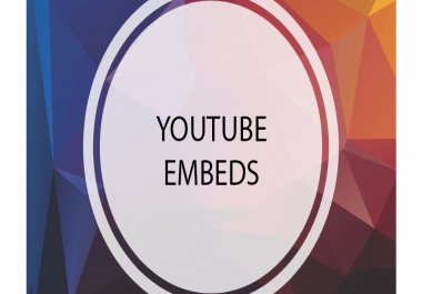 Embed your YouTube Video to TOP 200 Web2 Websites