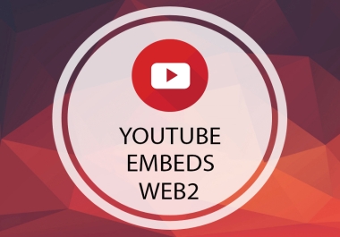 Embed your YouTube Video on TOP 100 Web2 Websites