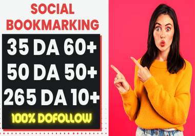 350+ Social Bookmarking within 24hrs
