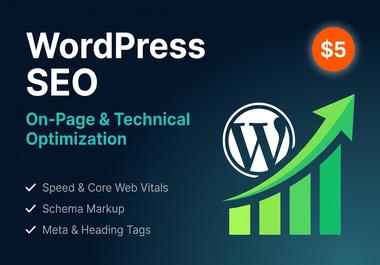 I will do WordPress on page and technical SEO to rank higher on Google