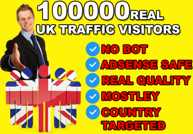Send Real UK Targeted Traffic to Your Website - Improve SEO,  CTR & Rankings Fast