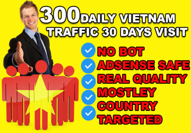 Send Real Vietnam Website Traffic real Visitors Fast Delivery