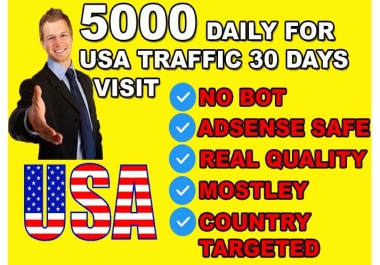 drive usa country target traffic,  organic website visitors
