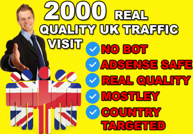 Premium UK Organic Traffic 100 Real Quality Visitors