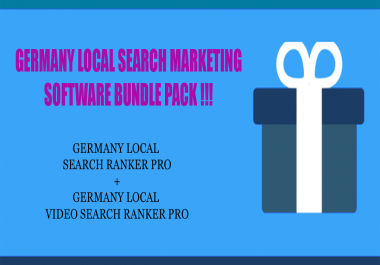 Germany local search ranker software bundle pack