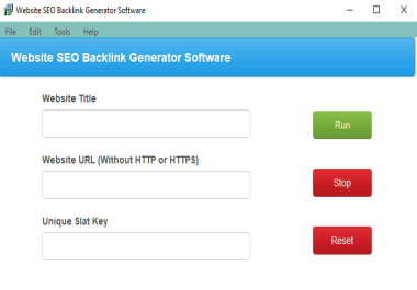 BacklinkMonster - Website SEO Backlink Generator Software