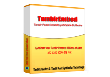 TumblrEmbed - Tumblr Content Embed Syndication Software