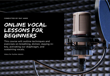 Online Vocal Lessons For Beginners Limited Offer