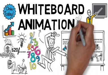 create 30 seconds whiteboard explainer video