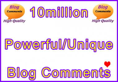 10million Tiered SEO Ultra-Safe Blog Comments